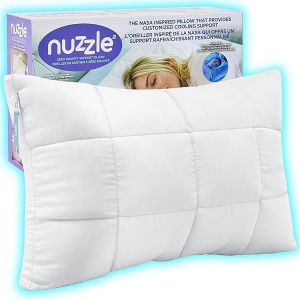 Cooling Adjustable Pillow for Side Sleepers, Luxury Standard Size Bed Pillow Hotel Collection - Best Adjust Height Soft Firm Pillow for Back, Stomach or Side Sleepers - Home Gifts